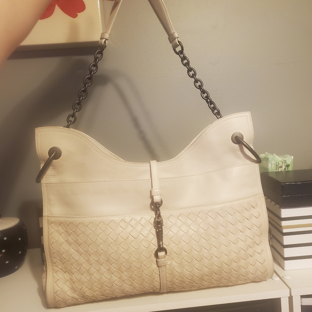 COPY - Cream Bottega Shoulder Bag